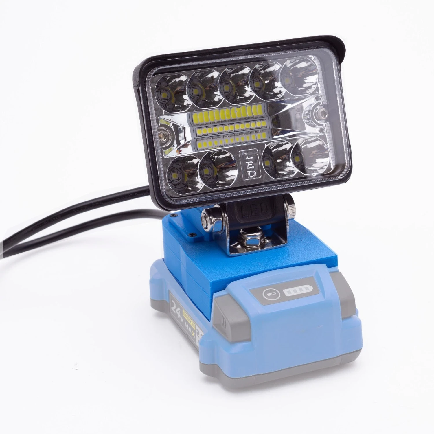 

LED Working Light Spotlight Portable Lamp Lantern w/USB C-Type for Kobalt 24V Lithium Battery Lanternr(No battery )