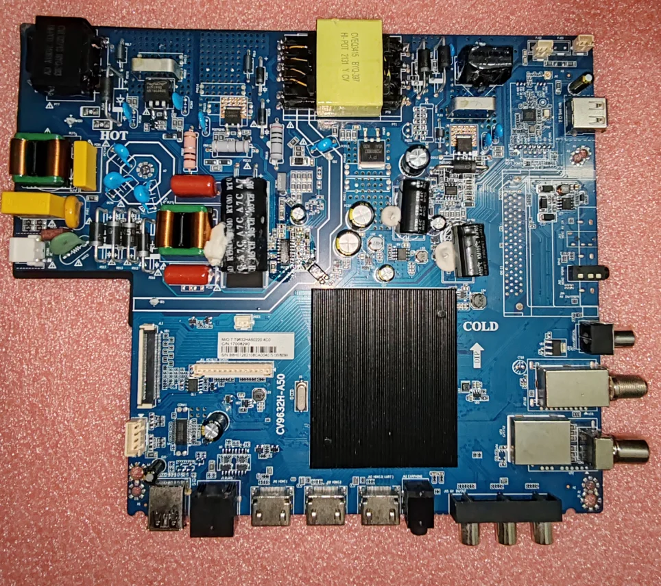 CV9632H-A50  4K WiFi TV motherboard  There are 6 specifications, please pay attention to the WiFi module, CI interface, and PFC