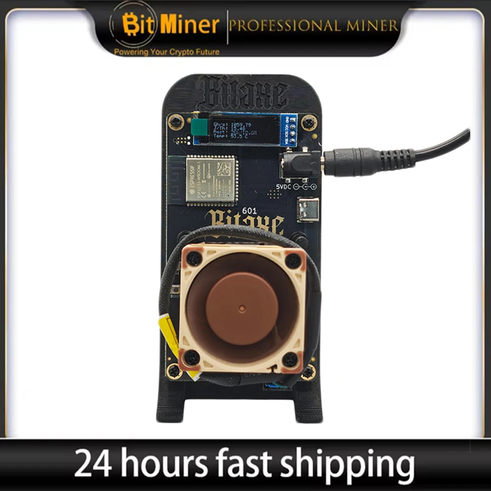 Bitaxe Gamma 601 Bitcoin Miner 1.2TH/s Minatore ASIC a basso rumore Home BTC Minatori Cryptos Minatore Attrezzatura mineraria da Antminer S21 Pro
