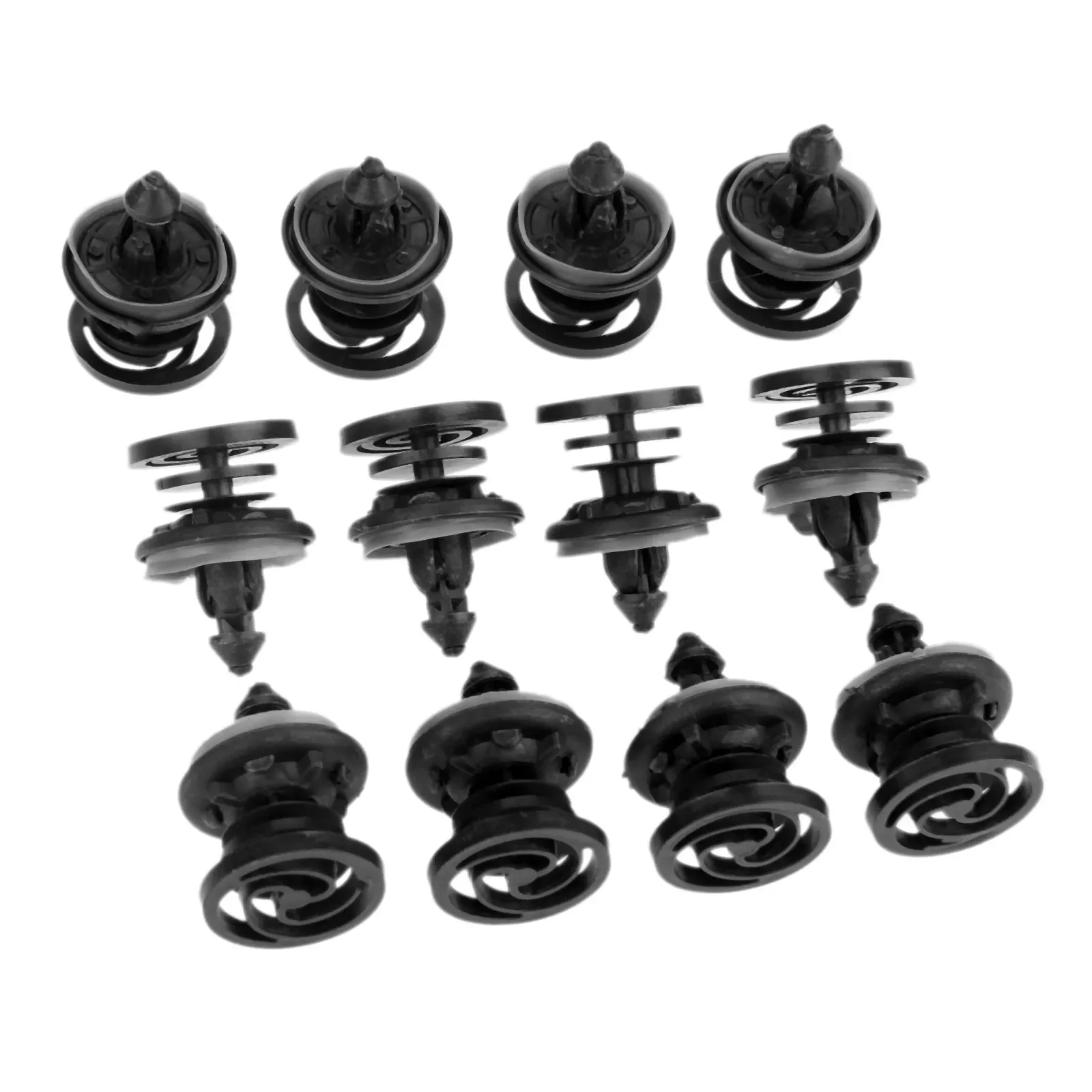 50Pcs Auto Interior Door Card Trim Panel Fastener Clips Retainer Rivets 7L6868243 for 2003 Transporter/Caravelle Plastic