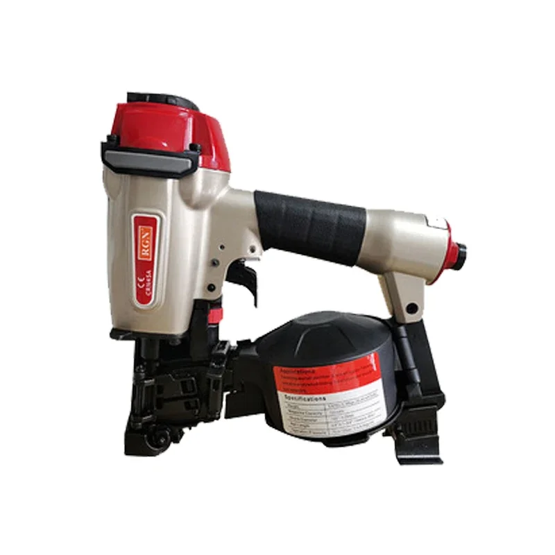 

CRN45A Portable Pneumatic Nail Gun Handheld Big Hat Roll Straight Shooting Nailing Guns Suitable For Woodworking Processing Tool