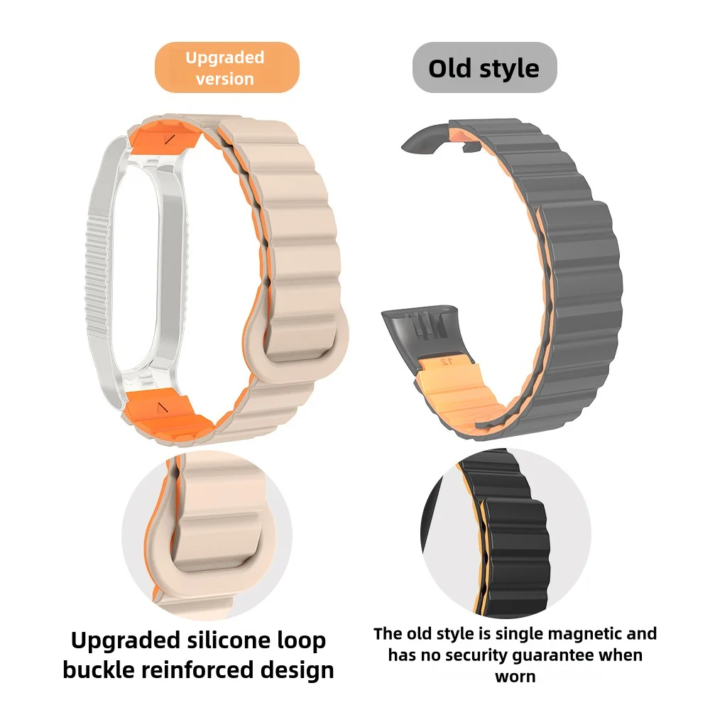 Magnetic Loop Band + Case For Redmi Watch 2 Bracelet Skin-friendly Soft Silicone Quick Release Sport Strap for Redmi Watch 2
