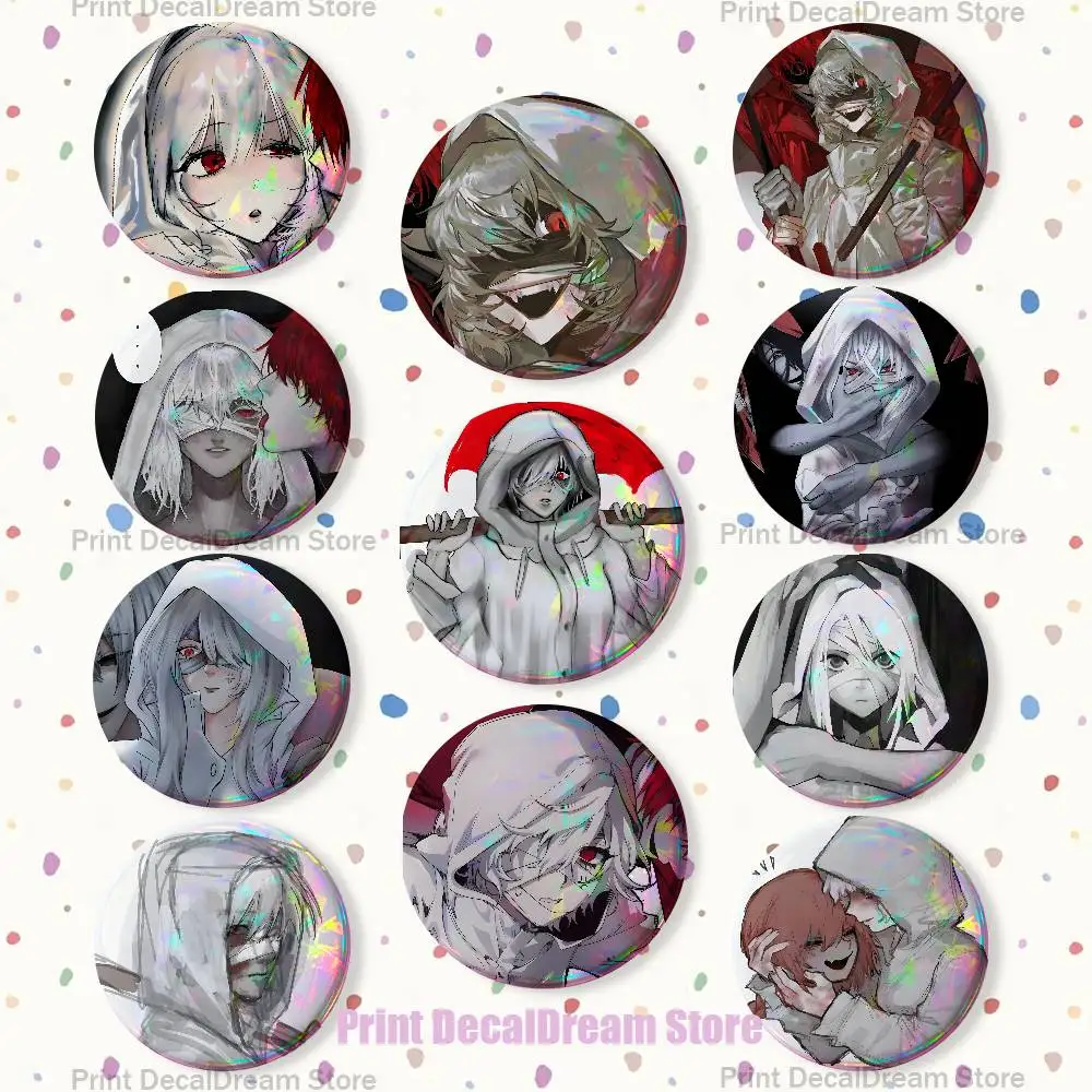 

H-HomicipherS Artist Badges Creative Tinplate Button Pins Brooch Creative Quotes Badge Clothes Backpack Jewelry Gift