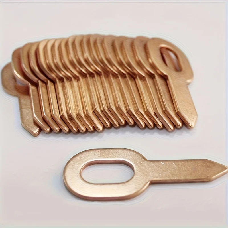 50Copper-coated recessed pull ring - Non-electric sheet metal repair tools，Suitable for repairing dents in car bodies，Durable mu
