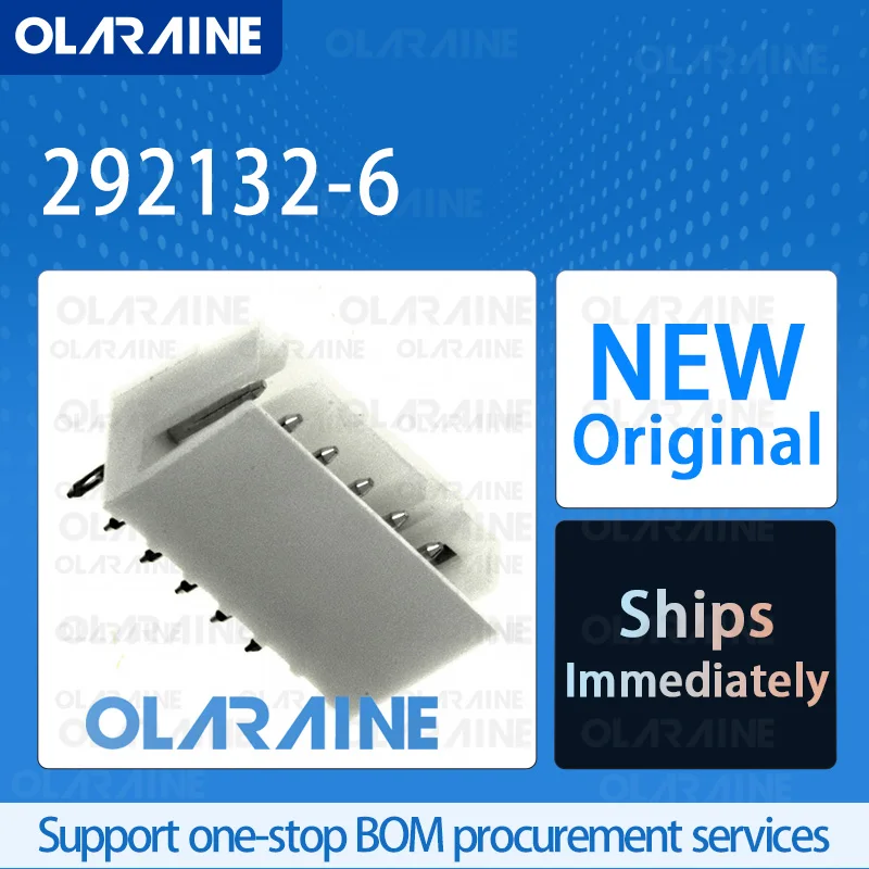 

50/200/500Pcs 292132-6 100% brand new and original IC chip Headers and wire housings 6 Position 4 A