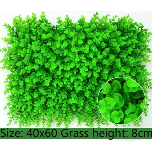 Nettenevime Artificial Flower Wall Cladding Panel Long Boxwood Layer 40 X60 cm Green Right Wall Application