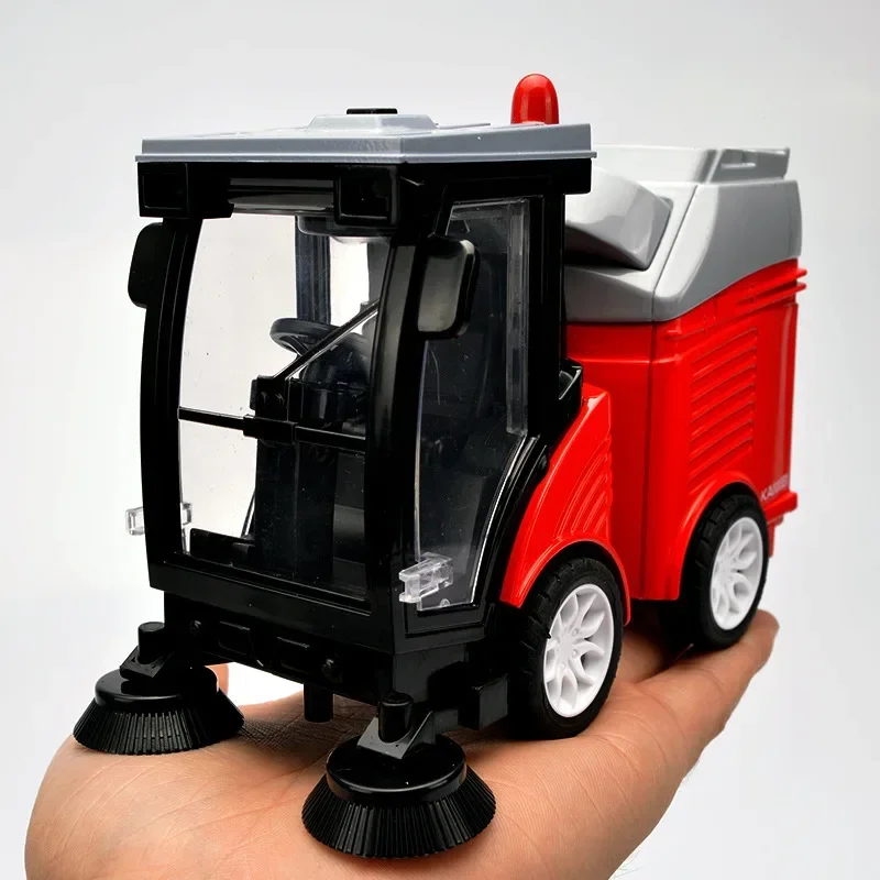 Engineering vehicle Environmental clean car toy alloy model Sound and Light Garbage transfer car trash traffic sanitation Truck