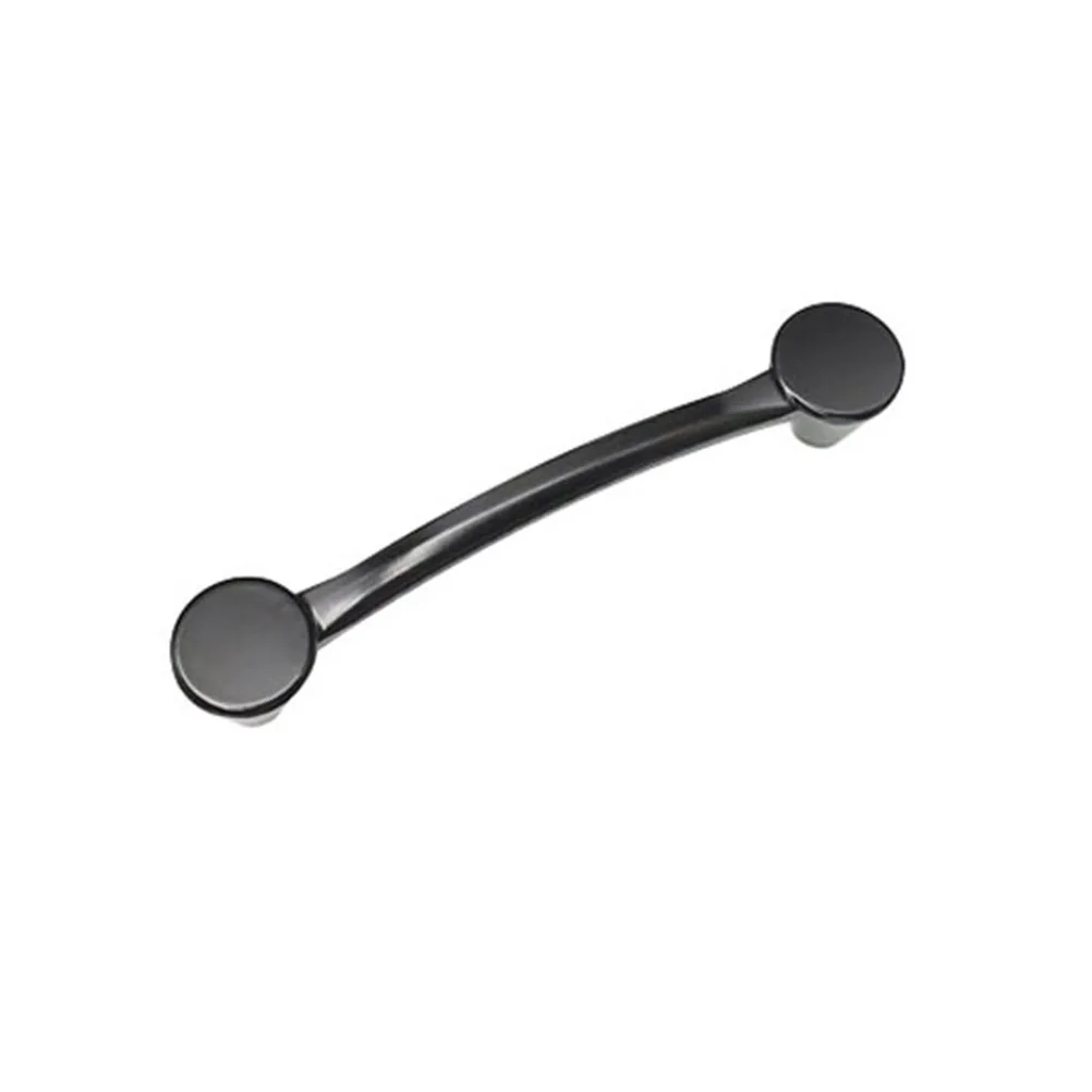 

4 PCS Simple Black Cabinet Door Handle Drawer Pulls Industrial Kitchen Handles Closet