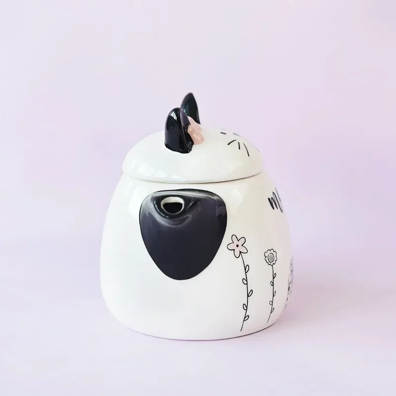 Teapot Cat Ceramic Lucky Tea Kettle Japanese Cartoon Pot Travel Tea Ware Kungfu Maker Service Portable Gift Home Decoration.