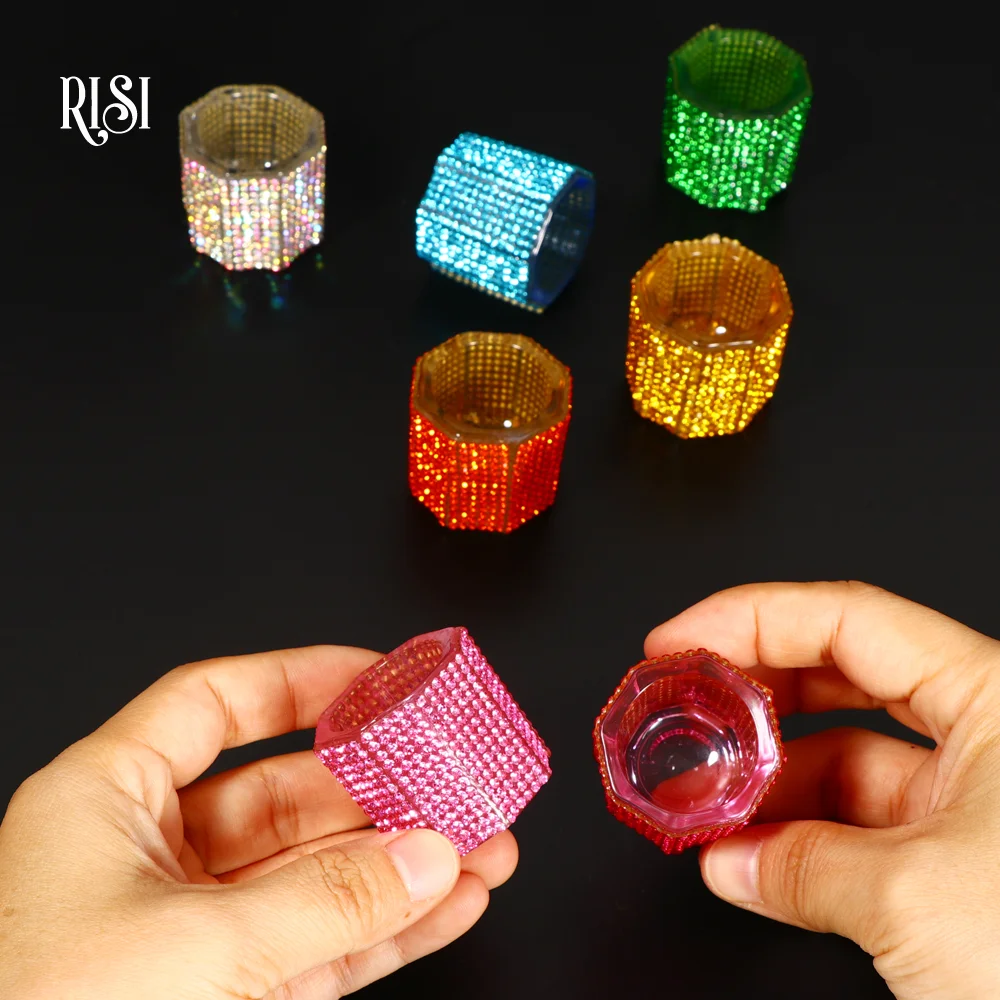 RISI Shinning Lash Lift Solution Glass Cup Brow Tint Mixed Glass Cups Lash Lift Accessories Tool Makeup Tools