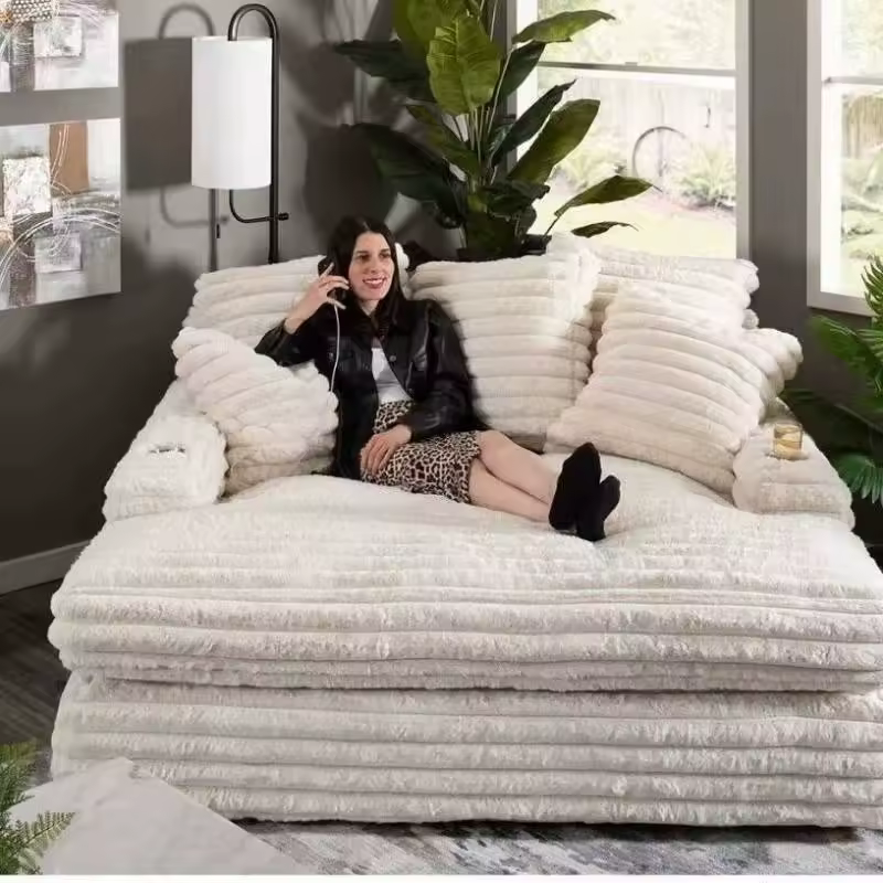 Gray European Living Room Sofas Filler Design Modern Luxury Compressed Sofas Lounges Recliner Couch Wohnzimmer Home Furniture - AliExpress 