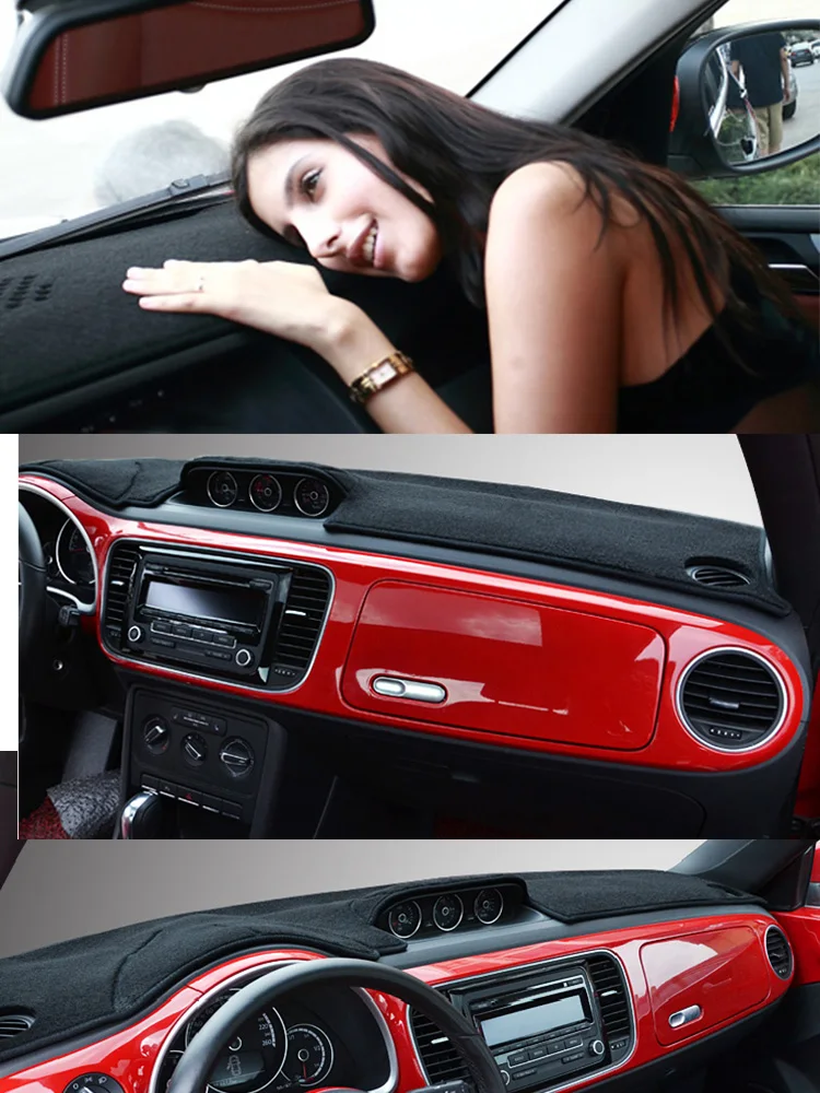 

For Volkswagen VW Beetle A5 GP 5C1 5C7 5C2 5C8 2011-2022 Dashmat Dashboard Cover Instrument Panel Insulation Sunscreen Pad