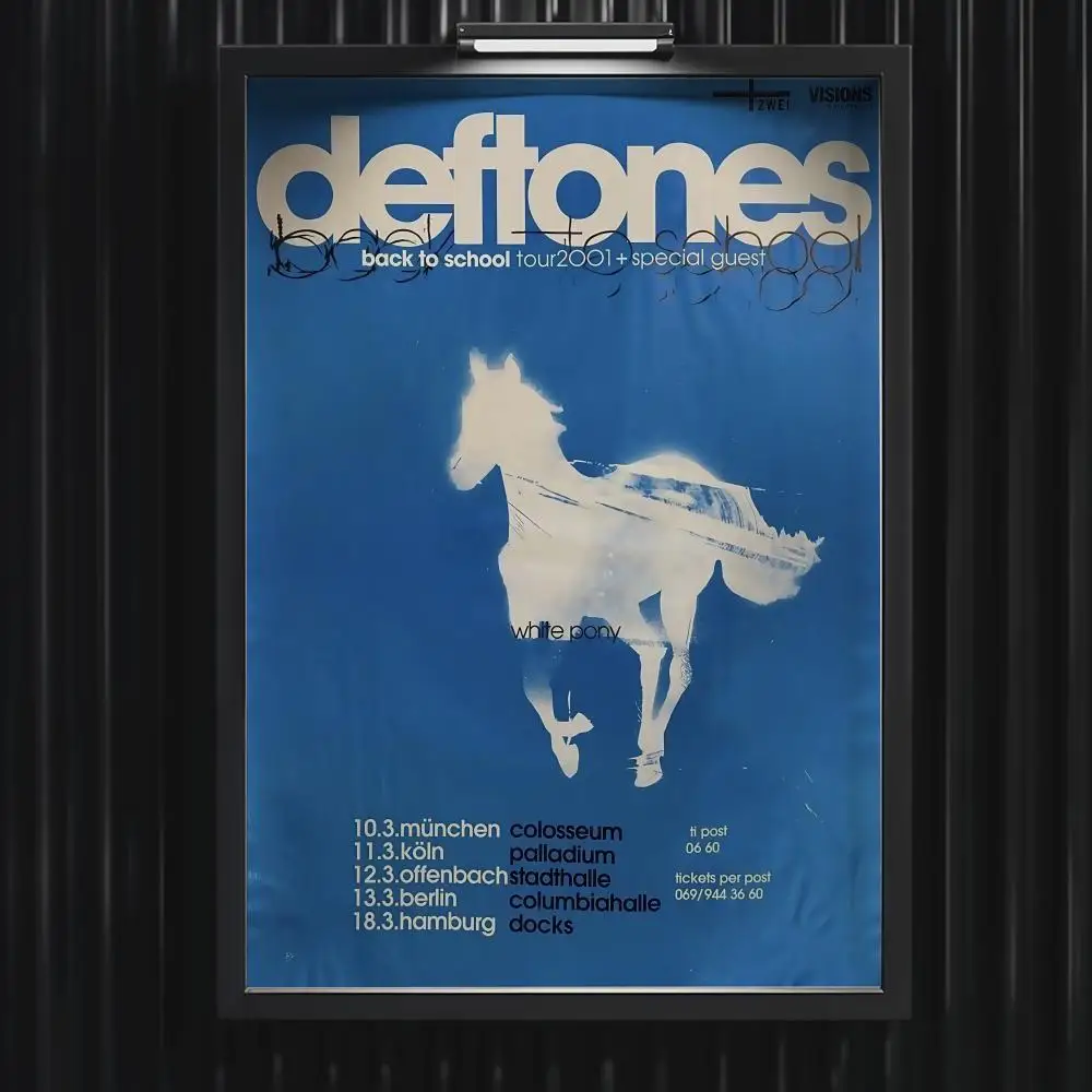 D-Deftones Pôster Música Álbum Quente Pôster Estrela Hip Hop Sala de estar Pintura em Tela Arte Parede de Casa