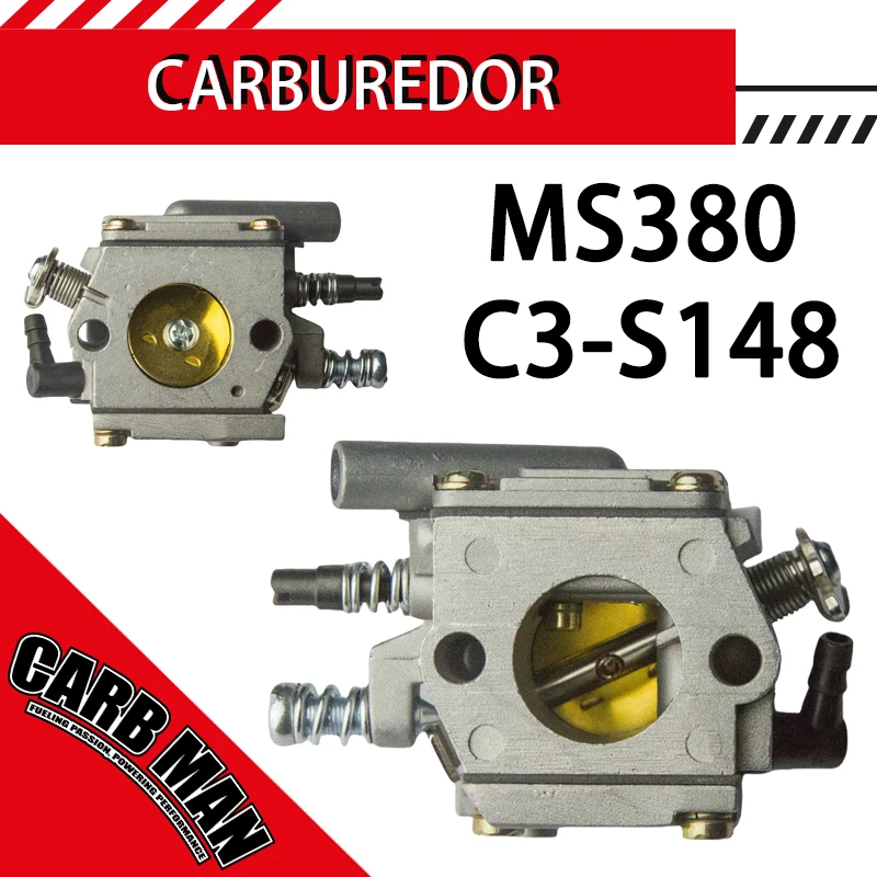 

Chainsaw Carburetor For Stihl MS380 MS381 MS382 038 382 Zama C3-S148 C3-S149 11191200605 11191200602 Garden Tools