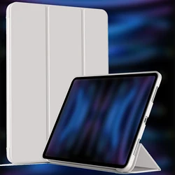 Funda inteligente para iPad Pro 11 4th/M4, 10th 10.9, 9/8/7th 10.2, 5/6th 9.7, Air M2 11, Air 4/5 10.9, mini 6/5, funda delgada a prueba de golpes