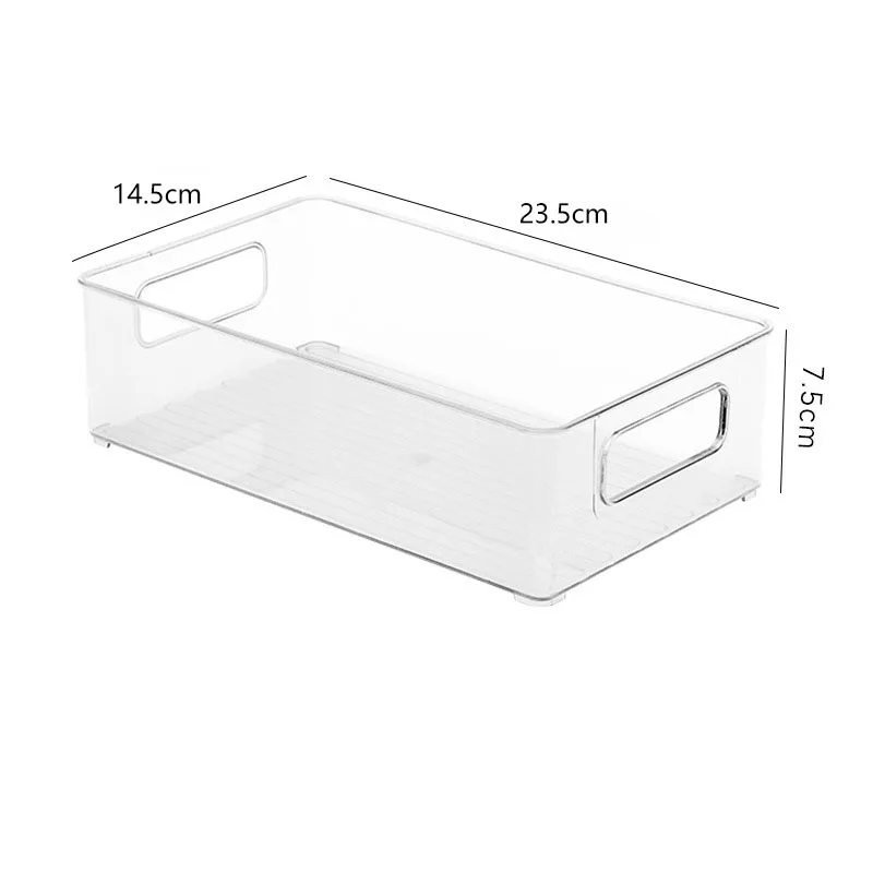 1pc Desktop PET Storage Box cosmetici acrilici cestino trasparente dormitorio maschera facciale cassetto scatola di smistamento articoli vari Rack