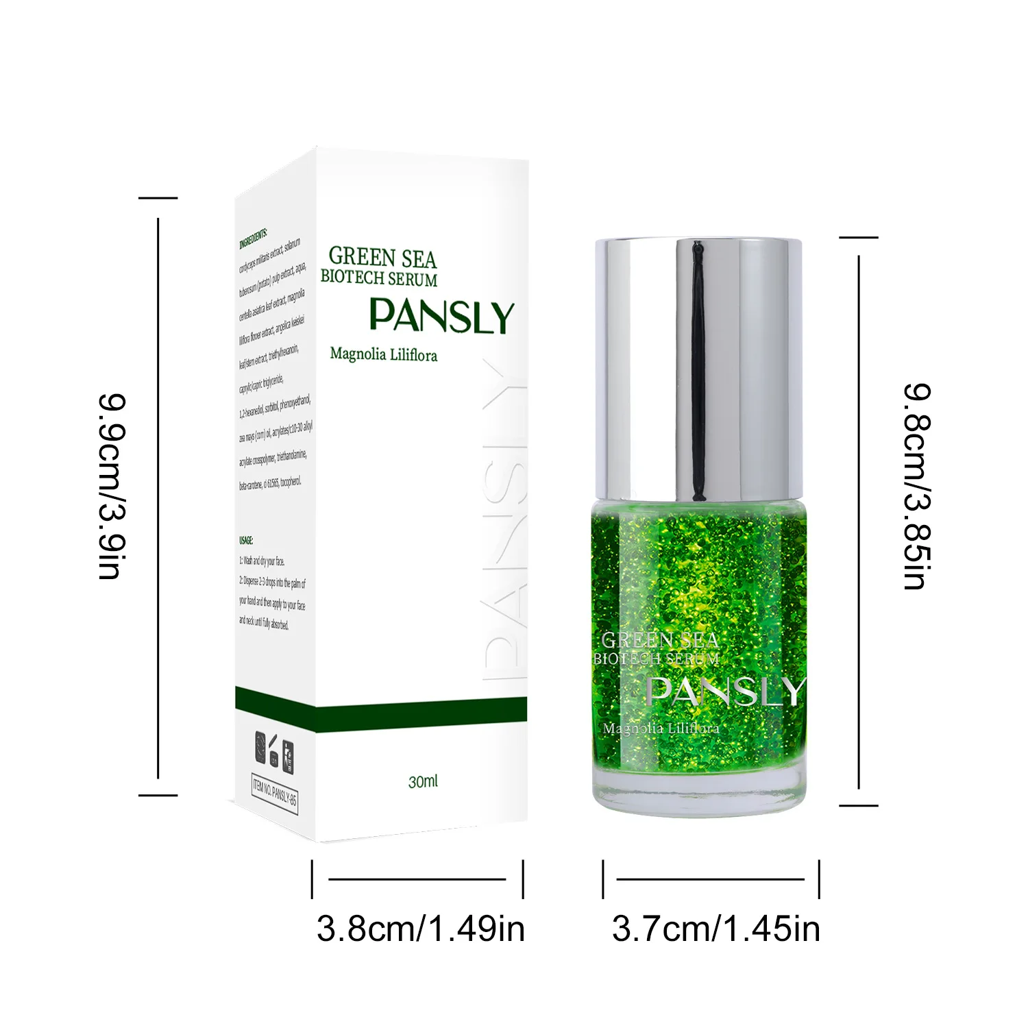 Green Sea Face Essence للعناية بالبشرة، يشد البشرة ويقلل الخطوط الدقيقة والتجاعيد، مناسب لجميع أنواع البشرة، 30 مل