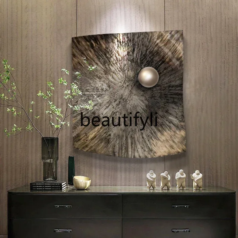 

13Metal art physical installation painting three-dimensional entrance entrance decorative painting modern simplicity