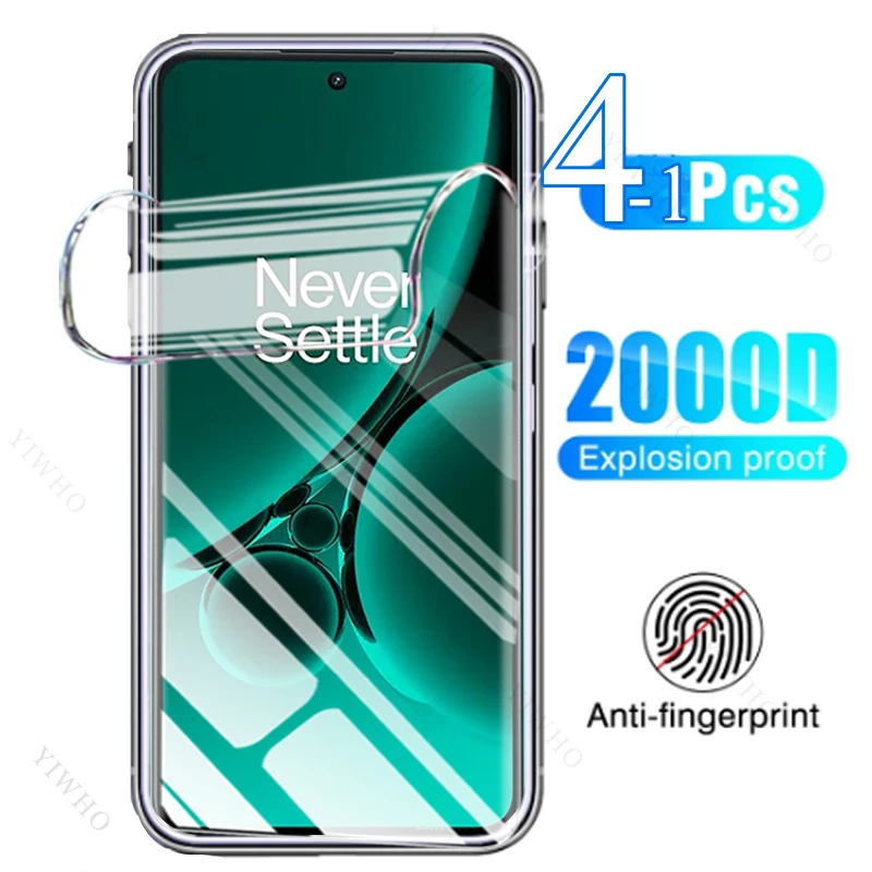 4-1psc Front Safety Hydrogel Film for OnePlus Nord CE3 CE3 Screen Protector Protective Clear Not Tempered Glass Transparent Film