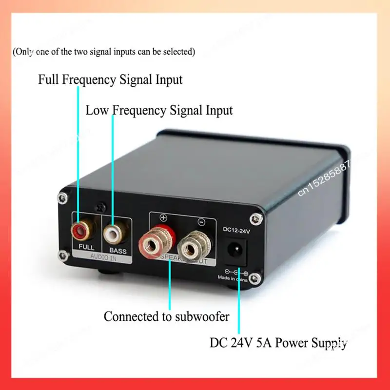 ABNR 100W D100 TPA3116 Digital Power Amplifier Single Sound Channel Class D Desktop Subwoofer For Home Audio Stereo System