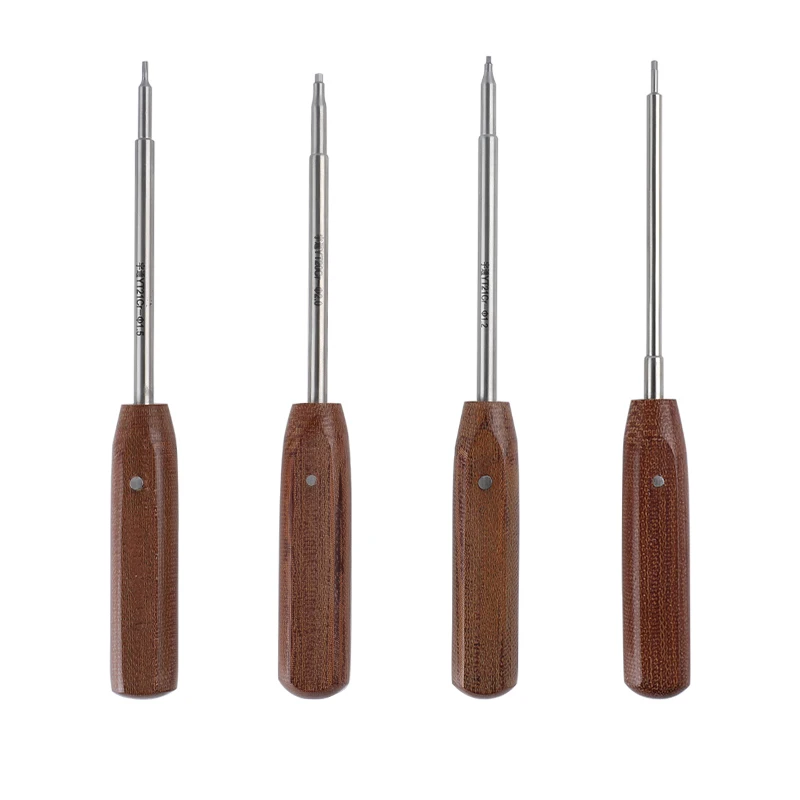 Straight Cross Plum Screwdriver, hexágono e quatro cantos