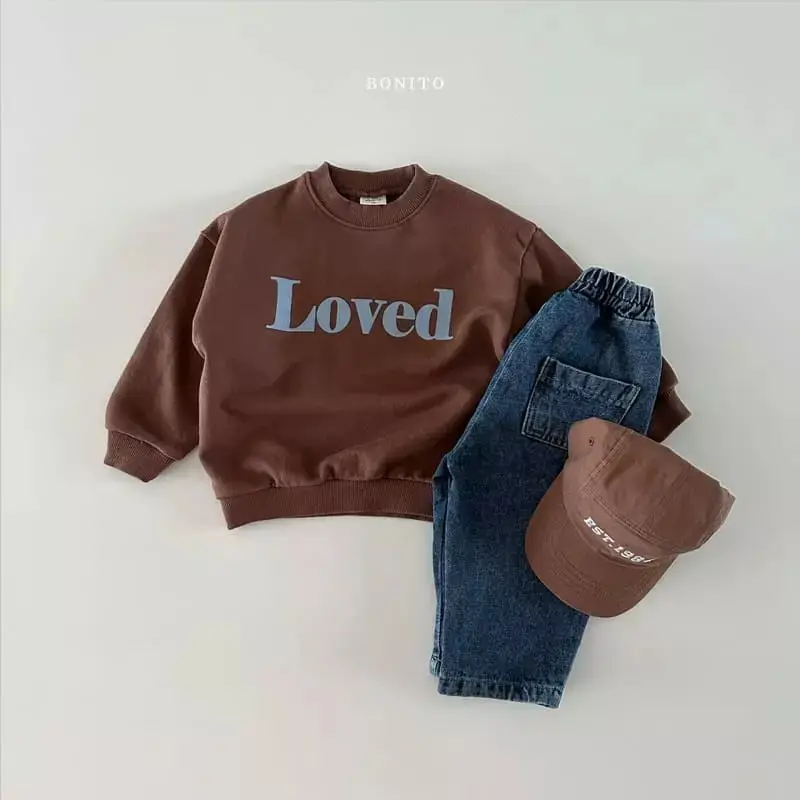 Autumn New Baby Long Sleeve Sweatshirt Boys Girls Cotton Loose Pullover Infant Toddler Letter Print Casual Tops Children Clothes