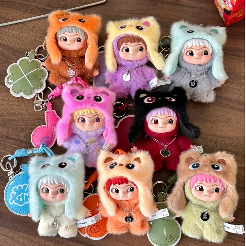 

Genuine WAKUKU-On a Roll Series V3 Vinyl Plush Doll Blind Box Toy Cute Figure Collectable keychain Bag Pendant Gift Mystery Box