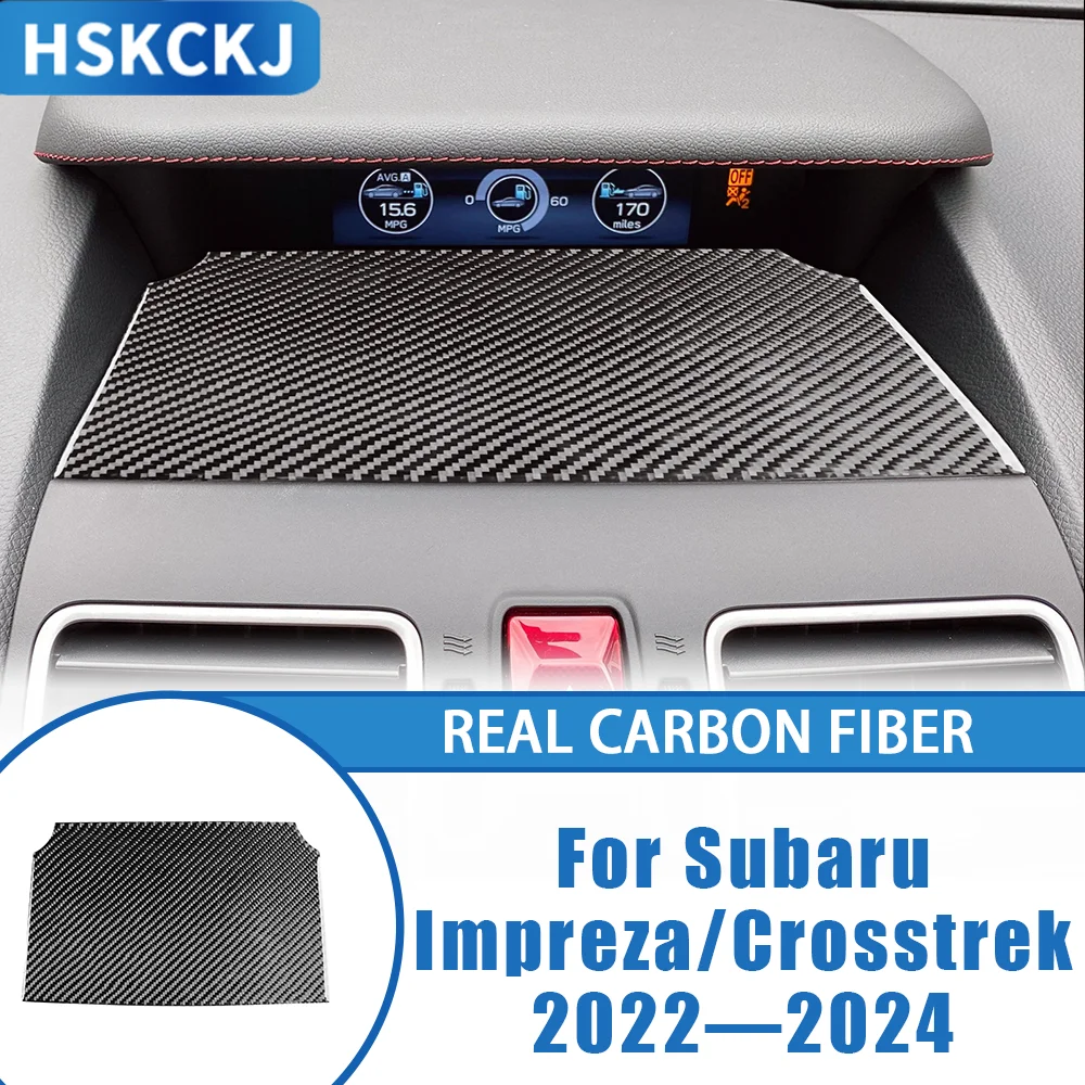 

Car Accessories Carbon Fiber Center Console Panel Decoration Inrerior Cover Trim Modification Sticker For Subaru WRX 2015—2021