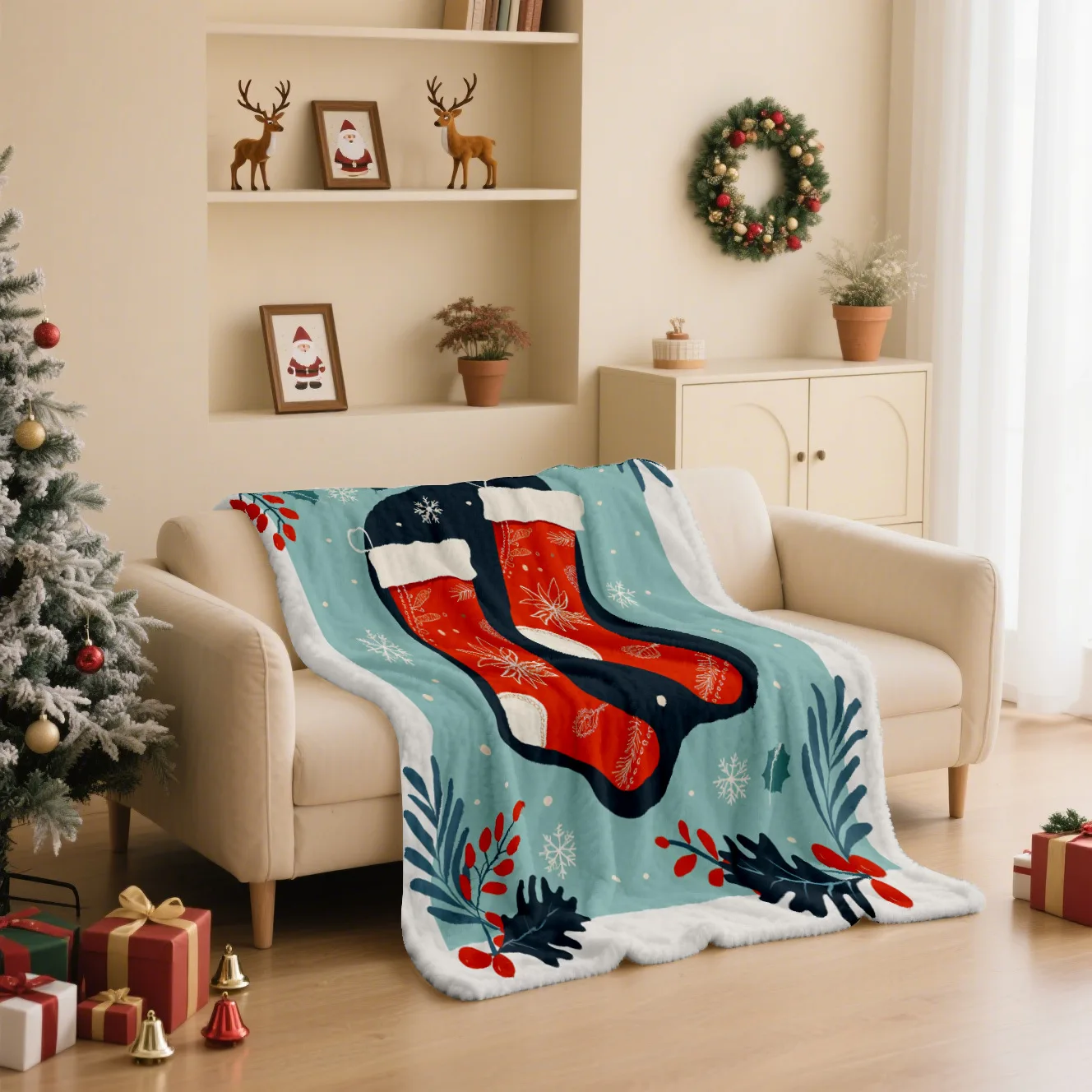 Factory Supply Soft Flannel Throw Blanket Anime Printed Warm Blanket Ideal Gift for Sofa Bed Home Nap Daily Decoration