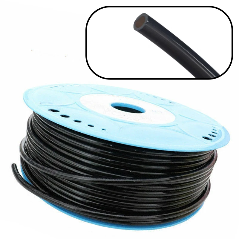 

PU 1 Roll 3M 8mm Air Line Tube Quick Connect Hose Black Fit for Tire Changer Machine