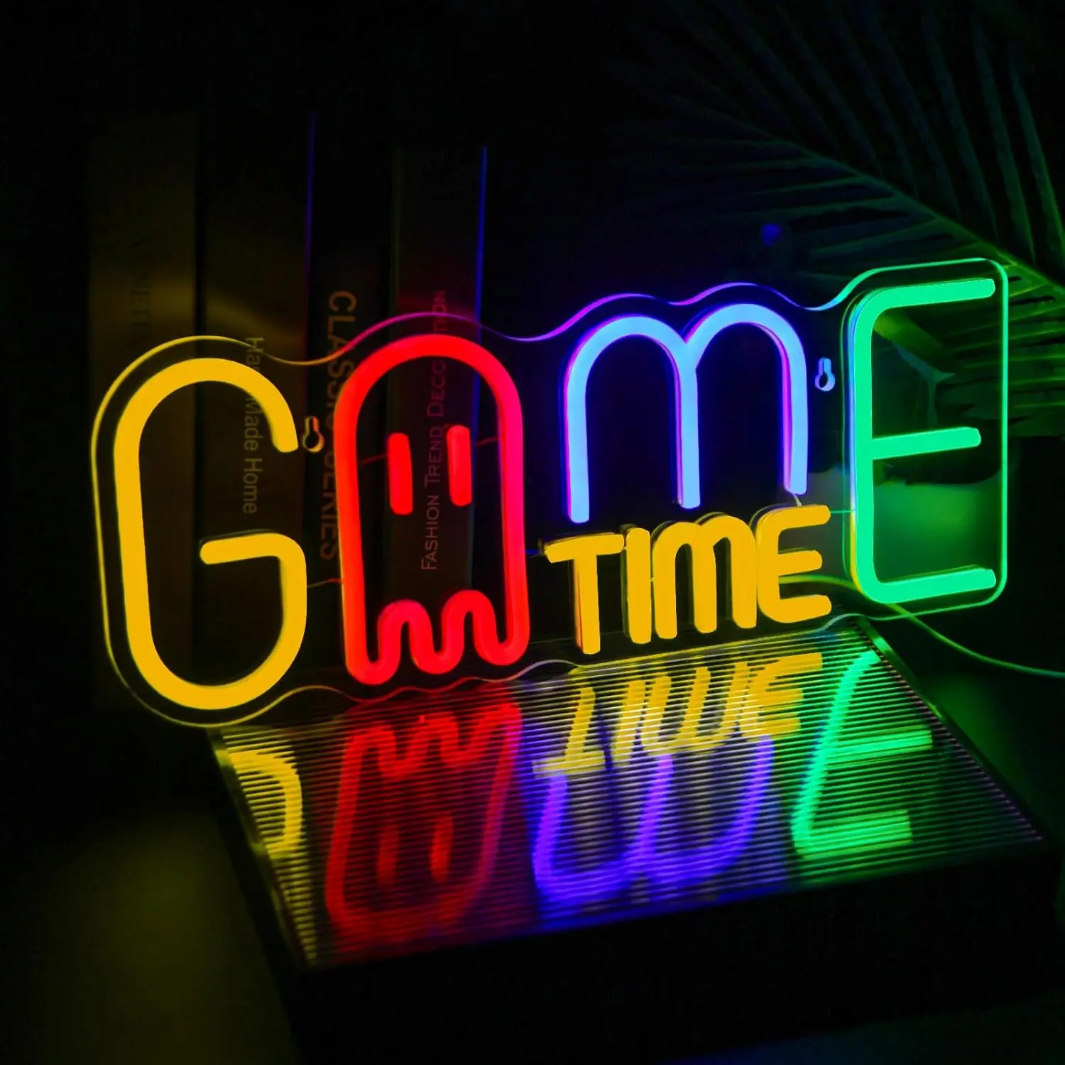 

Неоновая вывеска Game Time, декор для стен игровой комнаты, светодиодный неоновый свет для геймера с регулируемой яркостью, видео, подарки для детской спальни для подростков, рождественские подарки