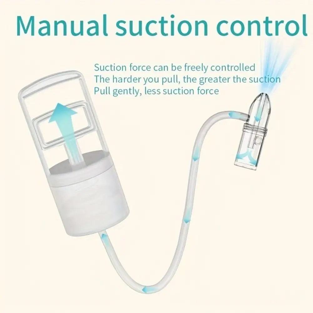

Congestion Relief Manual Toddlers Nasal Aspirator Anti-backflow Removable Mucus Cleaner Soft Silicone Nasal Irrigator Nose
