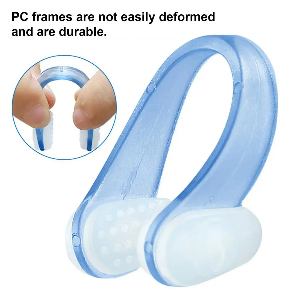 Waterproof Nose Clip Waterproof Silicone Swimming Nose Clip for Diving Snorkeling Surfing Non-slip Comfortable Nose for Ages