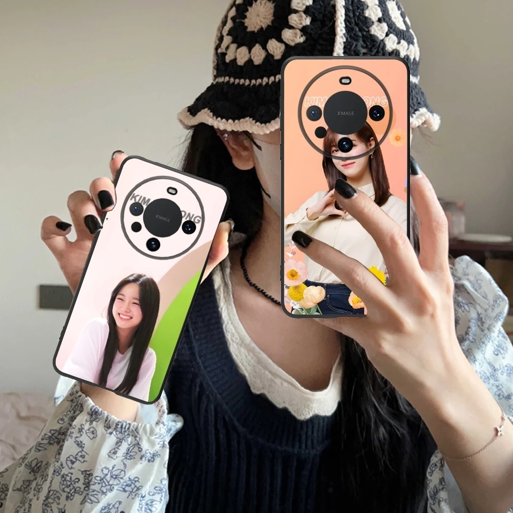 KPOP Kim SeJeong Mobile Cell Phone Case for Huawei Mate 60 50 40 30 20 10 Pro Plus Lite E 5G Black Soft Phone Cover Shell