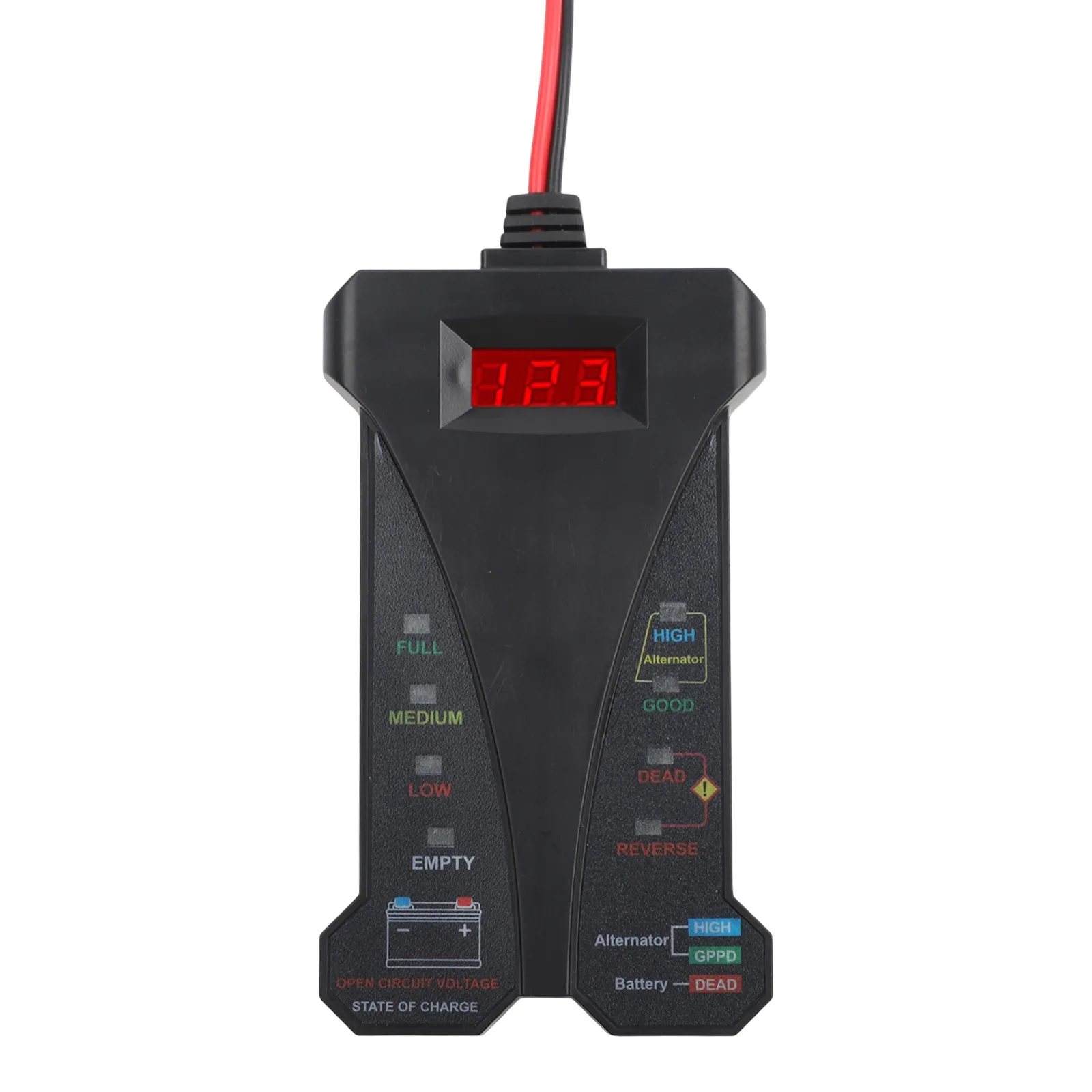 

Precise Voltage Reading Instrument Alternator Tester As Shown In The Figure 12V Voltmeter Over-Voltage Protection