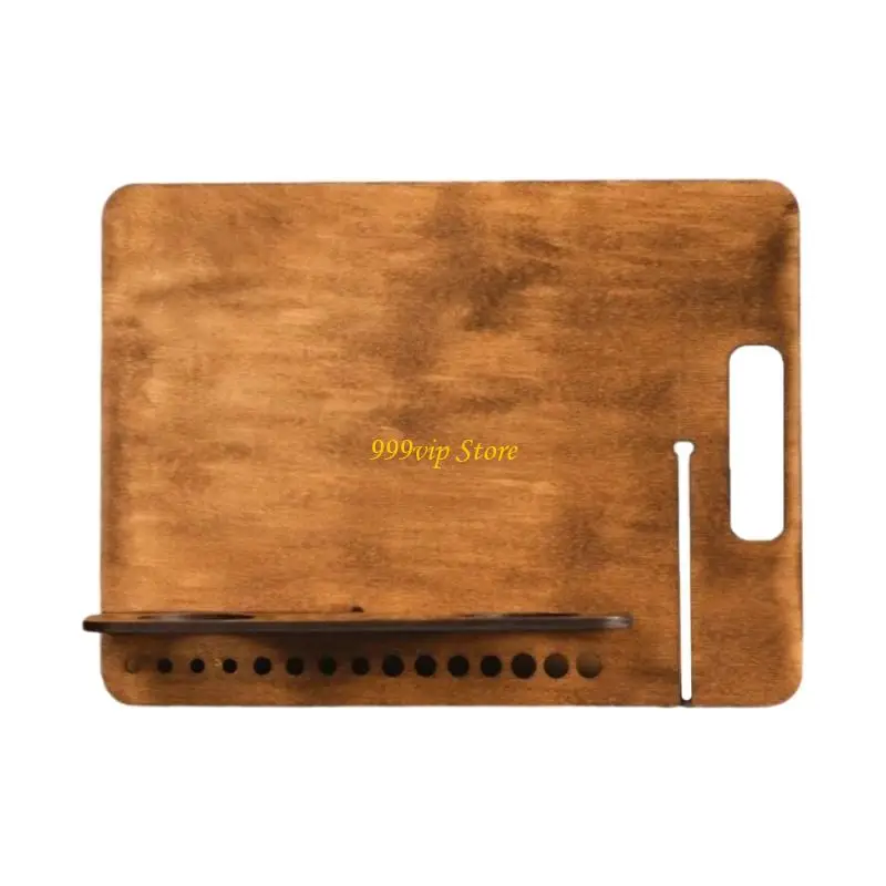 

C90C Portable Drawing Clipboard With Handle and Paint Brush Slot 10.6x15.75Inch Art Sketch Board For Artists And Students