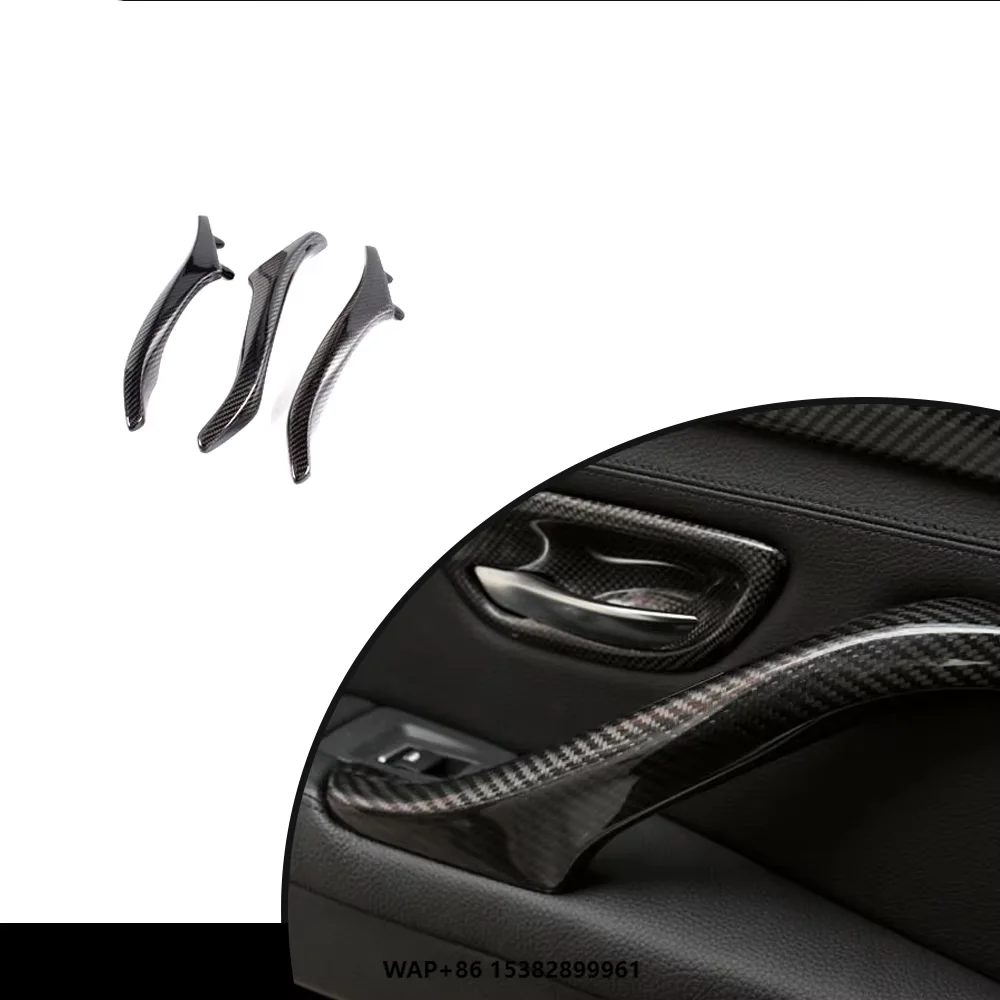 For F10 Carbon Fiber Door Inside Handle bar  Interior Trim