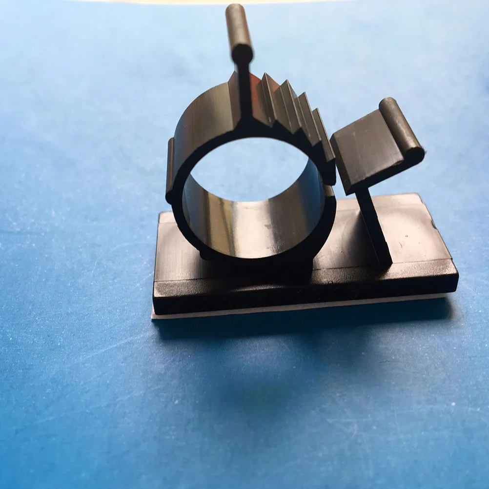 50 قطعة كابل لاصق سلك مقاطع الأسلاك إدارة المشابك البلاستيك الحبل المنظمون لمكتب المنزل مكتب حزمة الكابلات #6