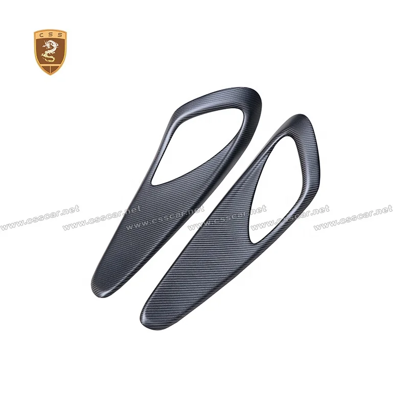 3M Adhesive Tape Carbon Fiber Car Interior Door Audio Speaker Cover For Mclaren 540C 570S