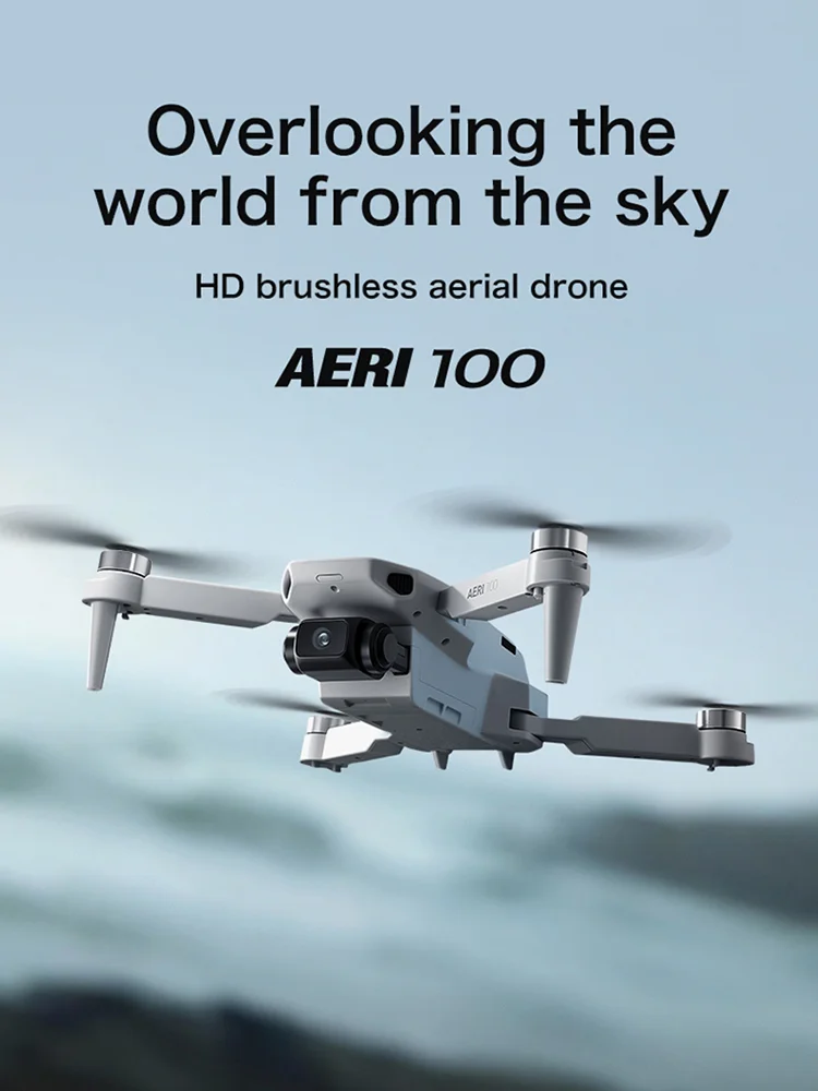 Dron AERI 100 VR z optycznym pozycjonowaniem, bezszczotkowy, wysokiej rozdzielczości fotografia lotnicza, podwójna kamera, zdalnie sterowany model samolotu. — zdjęcie produktu 7