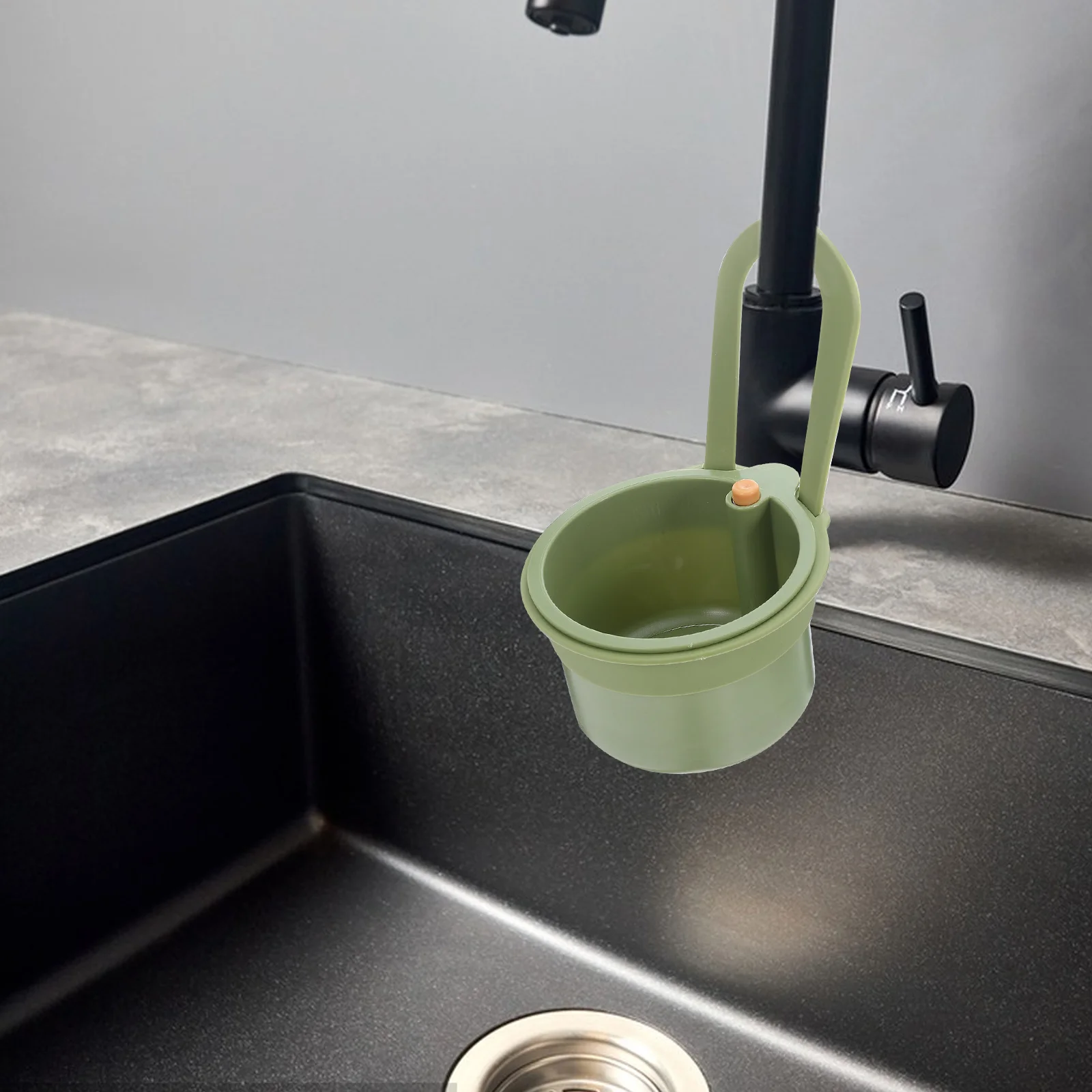 

Adjustable Kitchen Strainer Drain Hanging Corner Colander Food Catcher Organizer Rack Storage Basket For Fruit Vegetable Washing