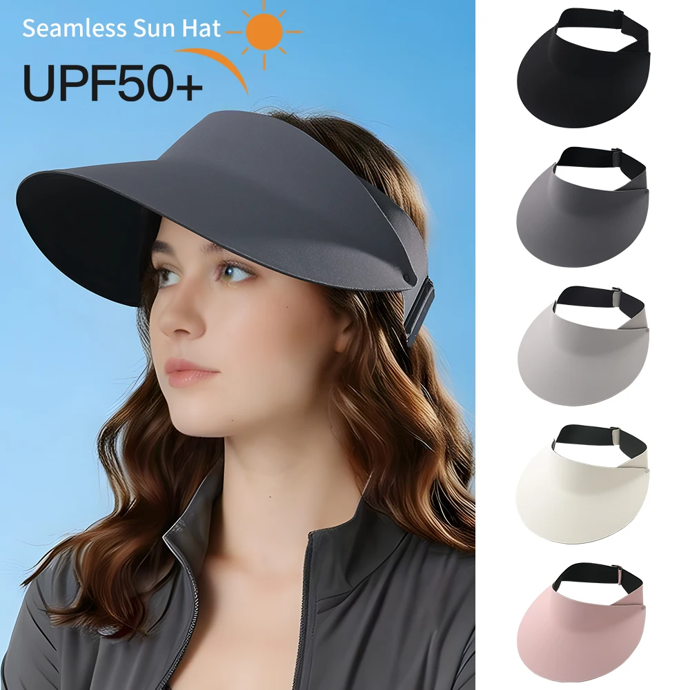 Sonnenhut, neuer Sommerstil, spurloser UV-Sonnenschutzhut, faltbarer Damen-Sonnenhut für Outdoor-Sport, UV-beständig