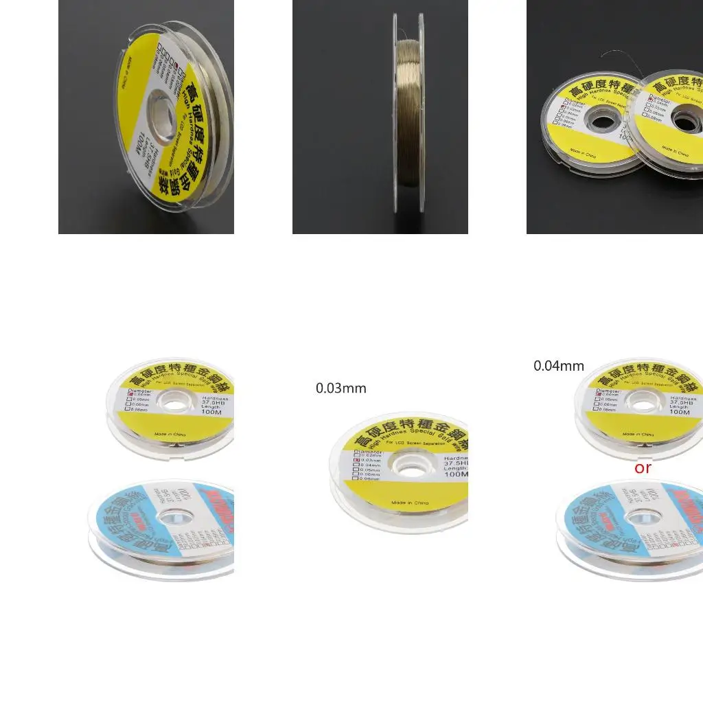 100m Gold Wire for Making Clothesline/Lanyard High Tensile Strength