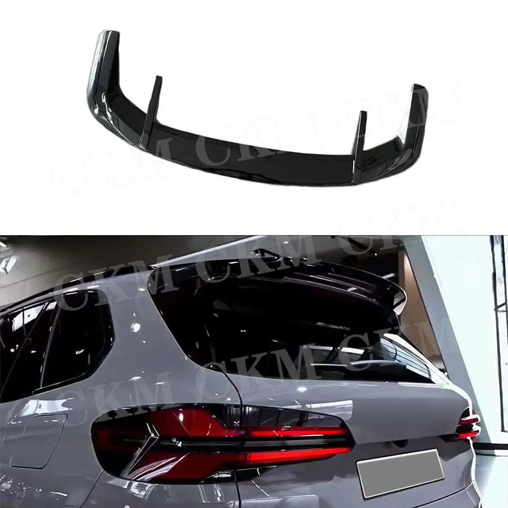 

ABS Black Rear Roof Spoiler Wing Window Car Styling Decoration Accessories Body Kits For BMW X5 G05 LCI M Sport 2023+