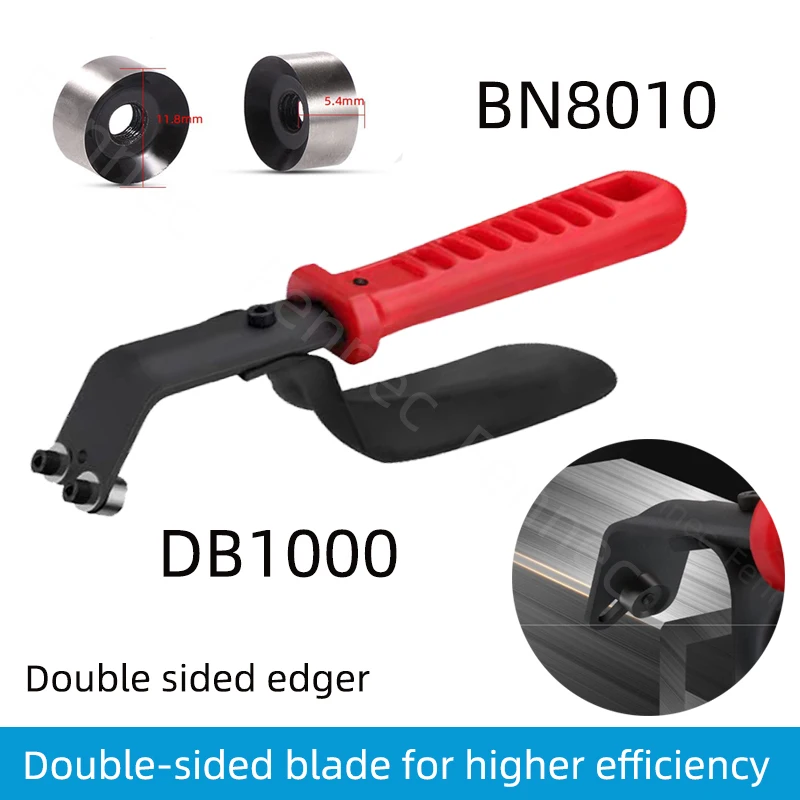 

DB1000 Sheet Metal Deburring Trimming Scraper Tool 0-12mm Range Burr Trimming Cutter Double Sided Trimmer BN8010 Blades