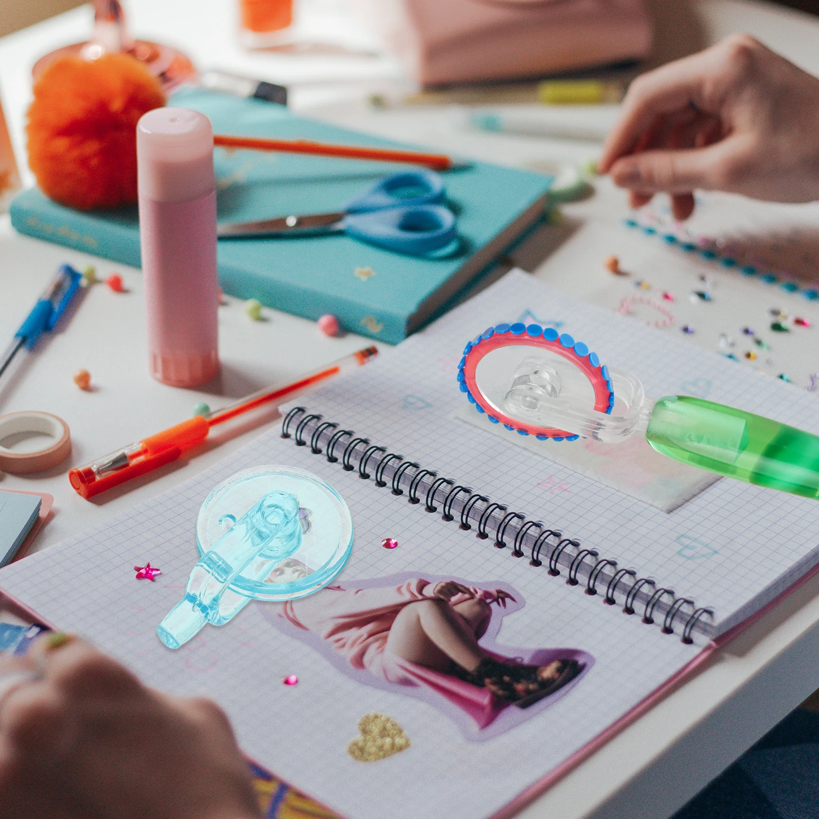 

1Set Roller Pen Scroll Wheel Adhesive Tape Fast Drill Head Rhinestone Picker DIY Craft Art Painting Tools