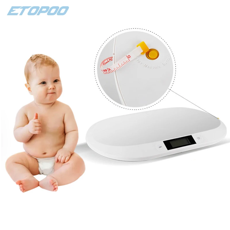 

Baby Scale Newborn Baby Pets Infant Scale ABS Lcd Display Weight For Newborn Infant 20kg Max Accurate Pets Infant Weight Scale