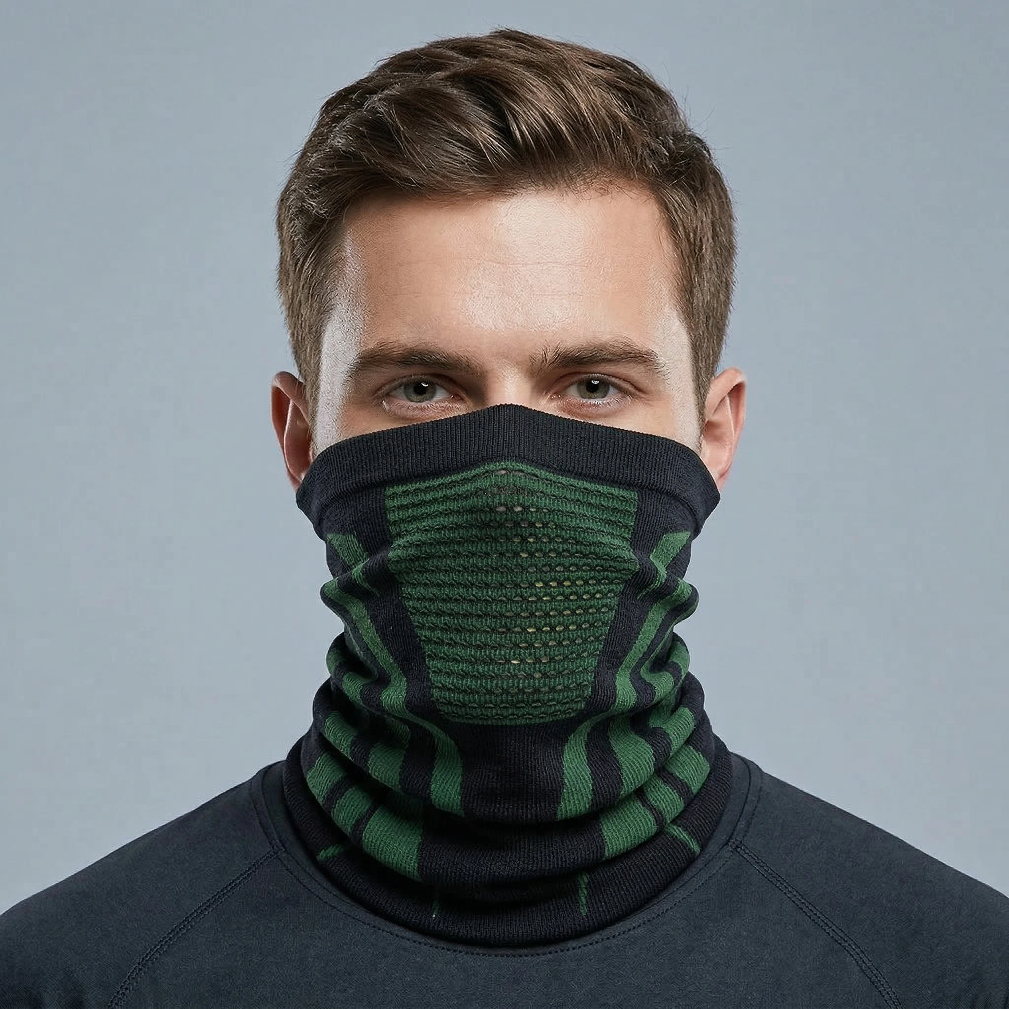1 Stück/2 Stück/3 Stück Winddichte Warme Halbgesichtsmaske Schal Unisex Laufmaske Radfahrmaske Skimaske Elastische Atmungsaktive Fahrrad- und Motorradmaske – Detail 26
