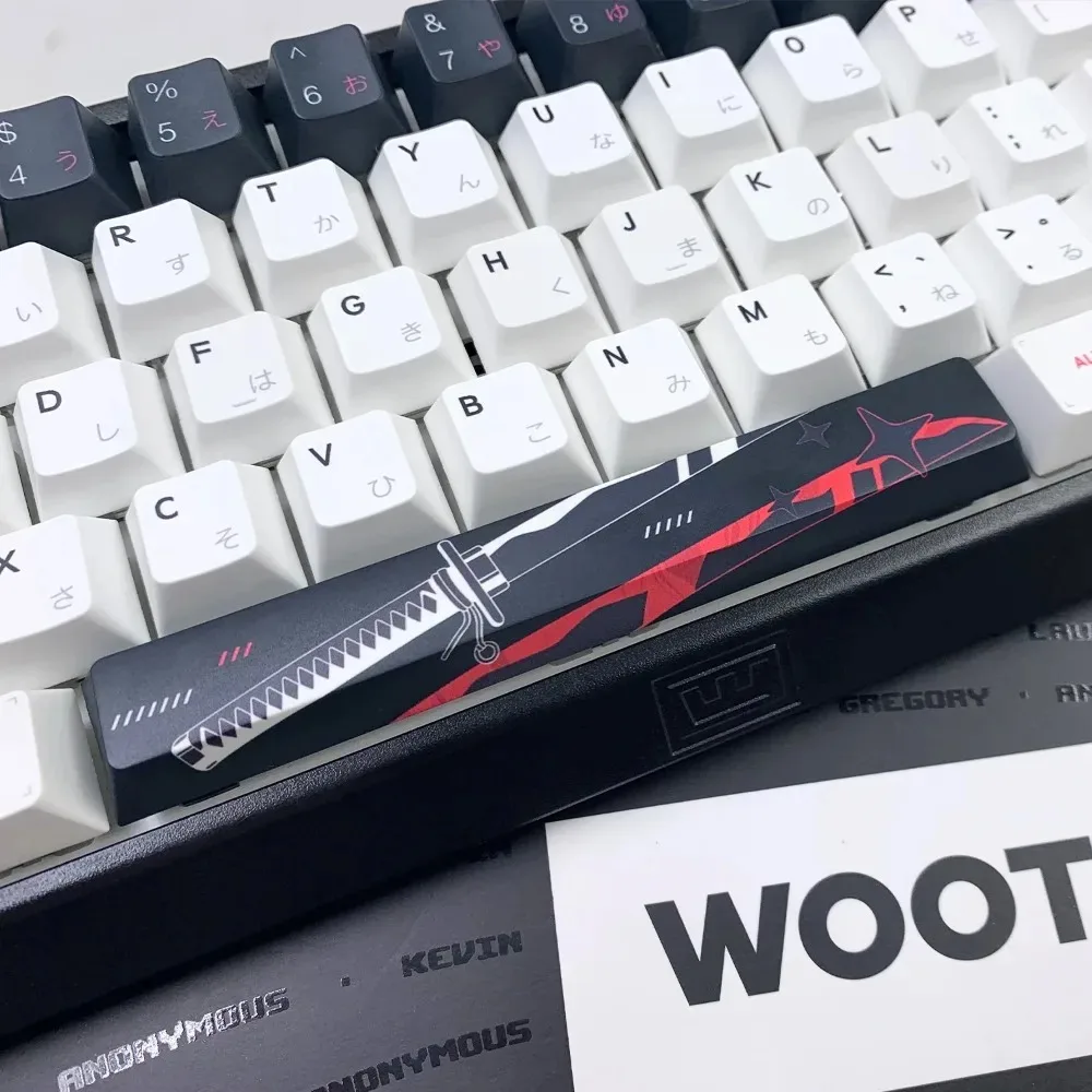 Yuki Aim Anime Theme Keycap Cherry Profile Dye Sub PBT Thick Mechanical Keyboards Caps for MX Switch Gaming Custom Custom