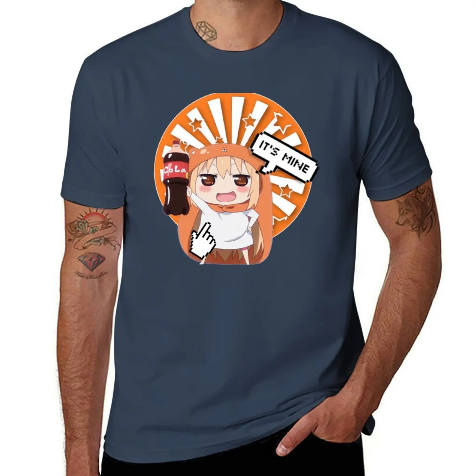 

Himouto! Umaru-chan Chibi Anime Manga- Holding Cola - Its Mine T-Shirt funny t shirts man t shirt man designer T-Shirt